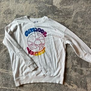 Outdoor voices oversized pullover